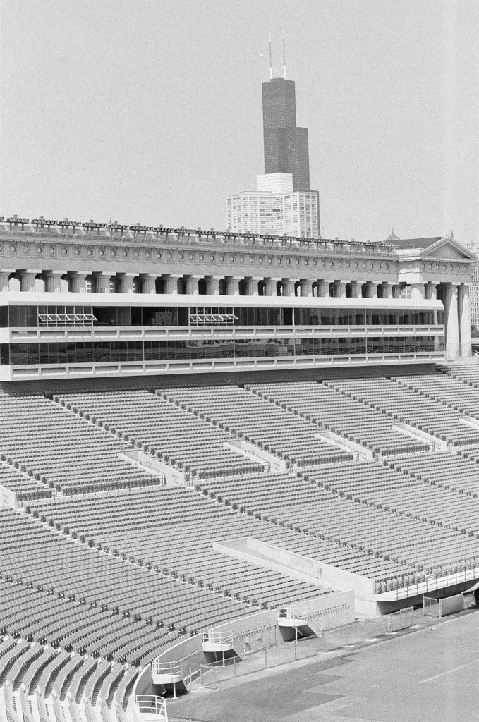 Soldier Field press skybox - Dom Najolia for Chicago Sun-Times