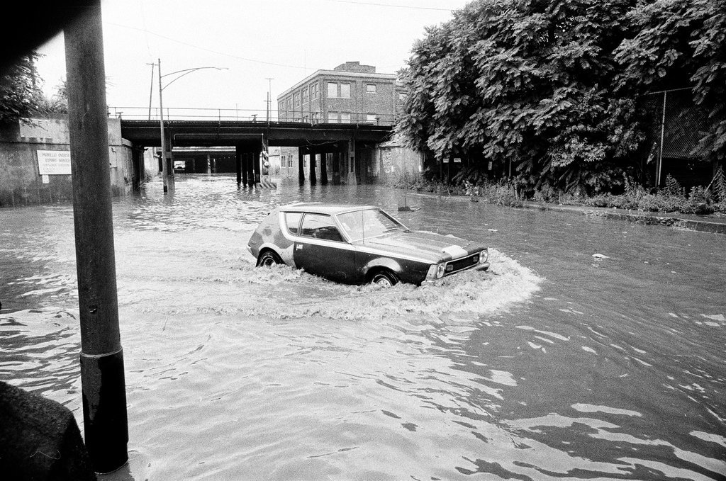 Flooded streets in New City - Chicago Sun-Times