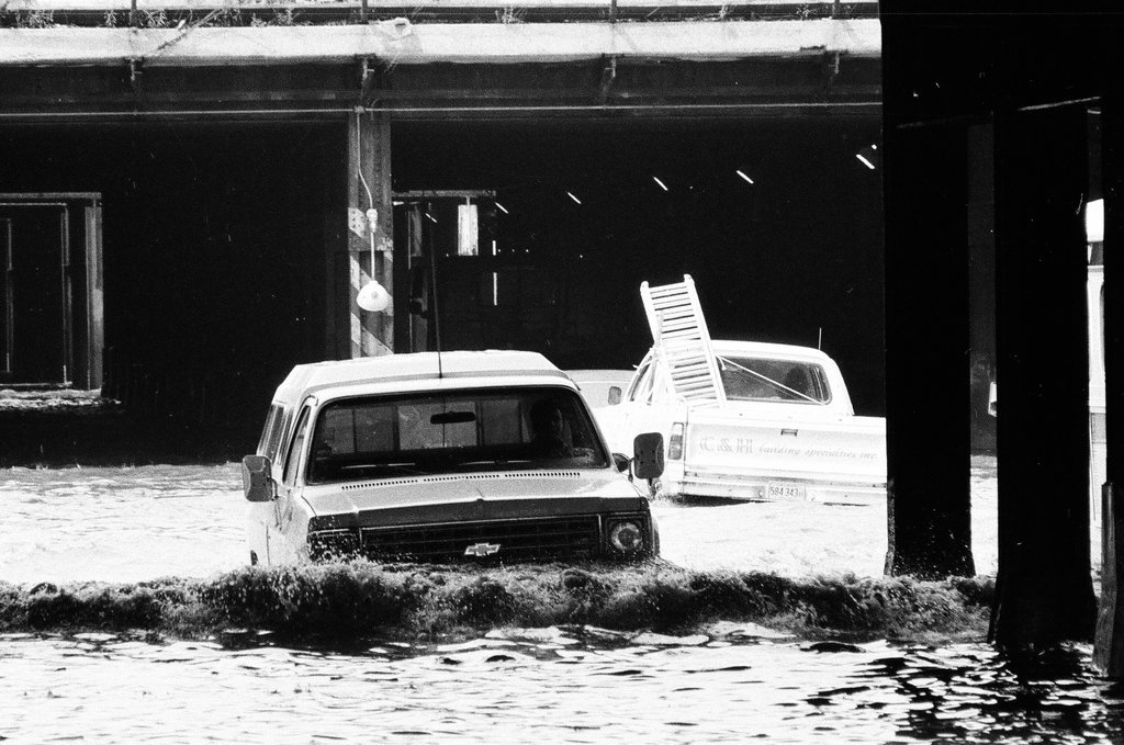 Flooded streets in New City - Chicago Sun-Times