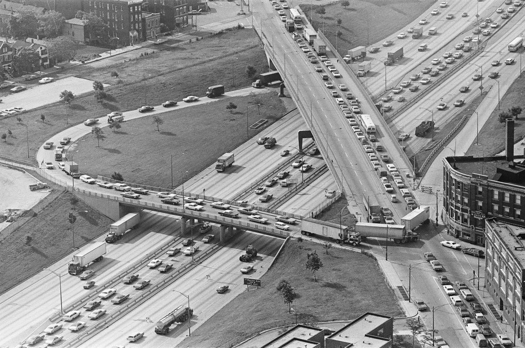 Kennedy Expressway construction - Chicago Sun-Times