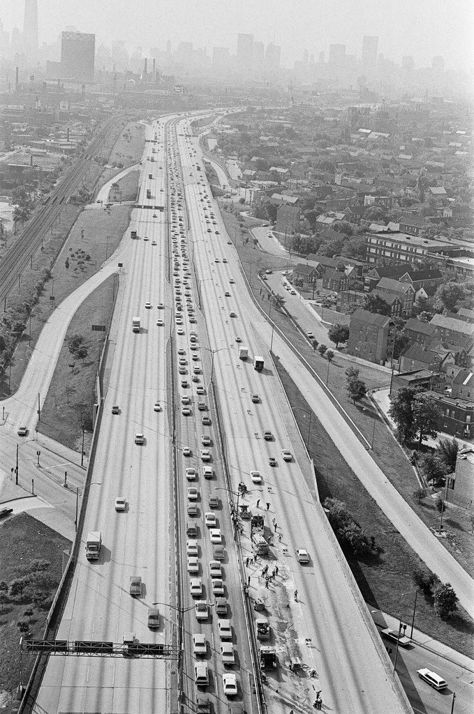 Kennedy Expressway construction - Chicago Sun-Times