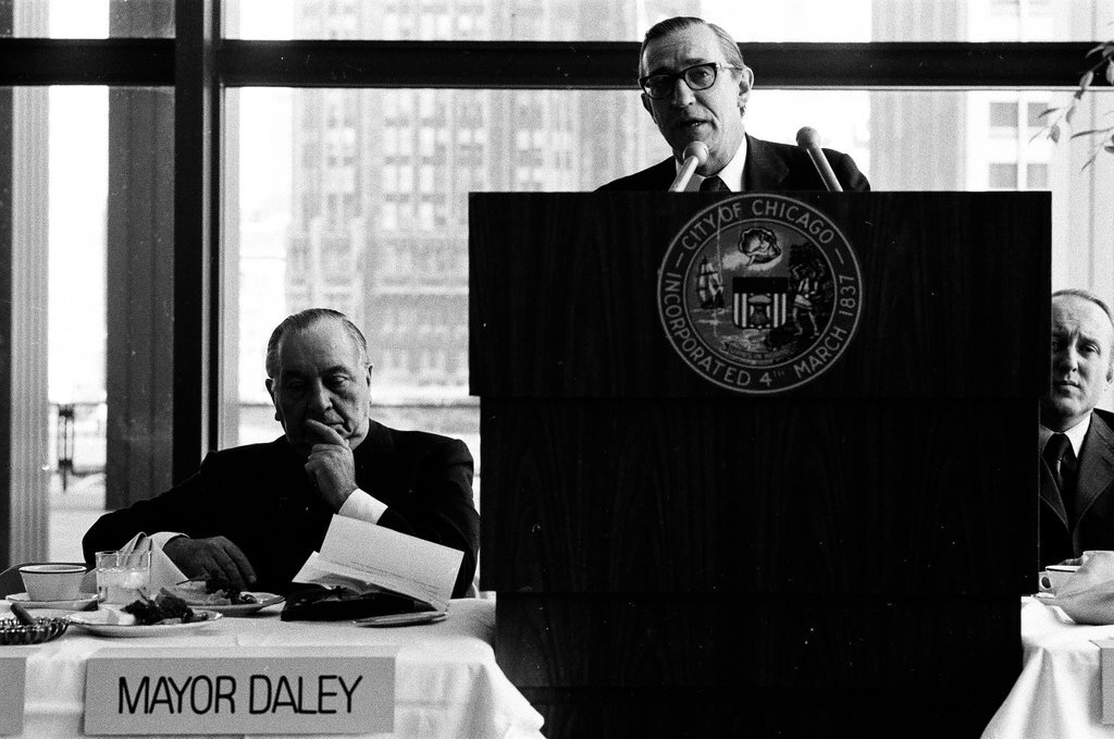 Mayor Daley at new Hyatt Regency - Chicago Sun-Times