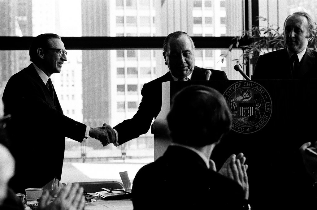Mayor Daley at new Hyatt Regency - Chicago Sun-Times