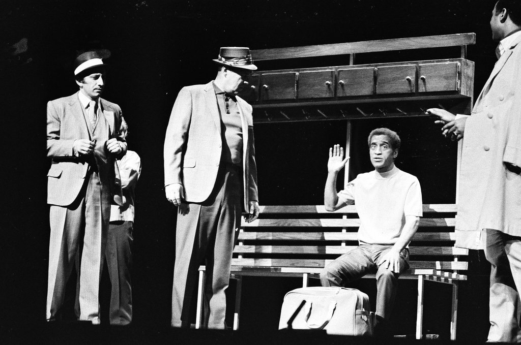 Sammy Davis Jr. rehearses musical - Duane Hall for Chicago Sun-Times