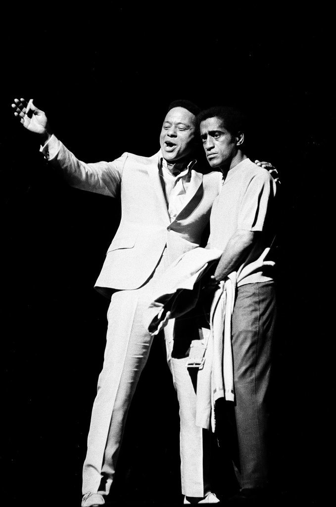 Sammy Davis Jr. rehearses musical - Duane Hall for Chicago Sun-Times