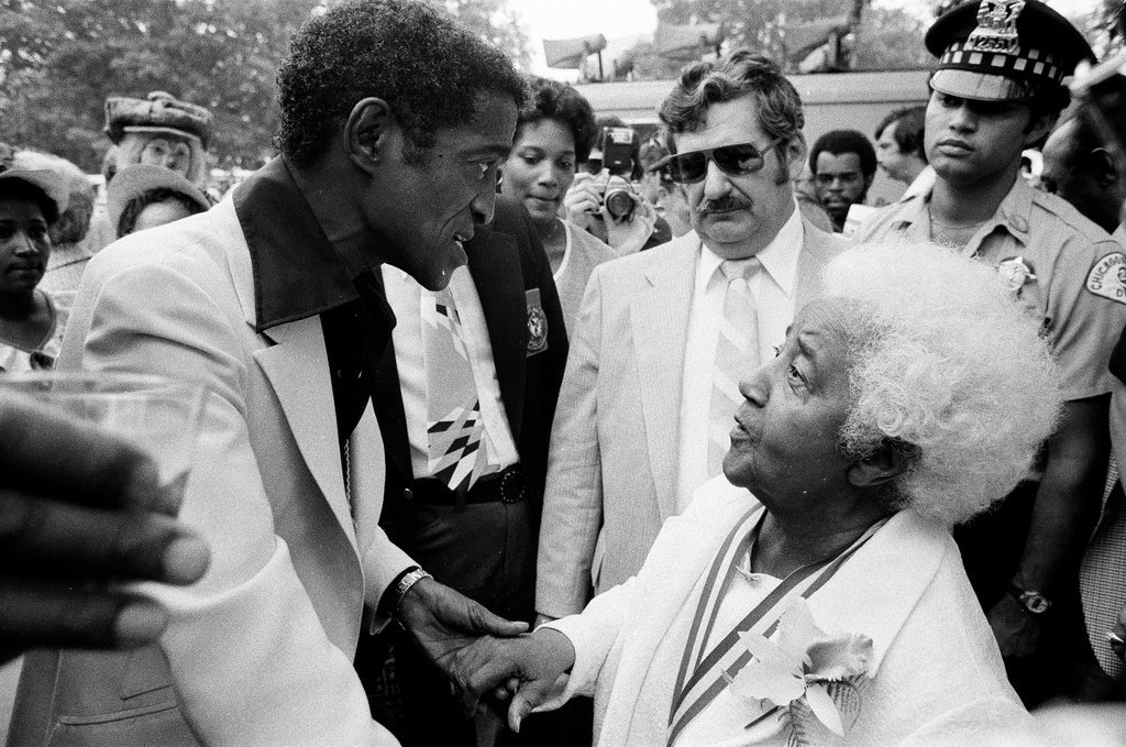 Sammy Davis Jr. in Lincoln Park - James DePree for Chicago Sun-Times