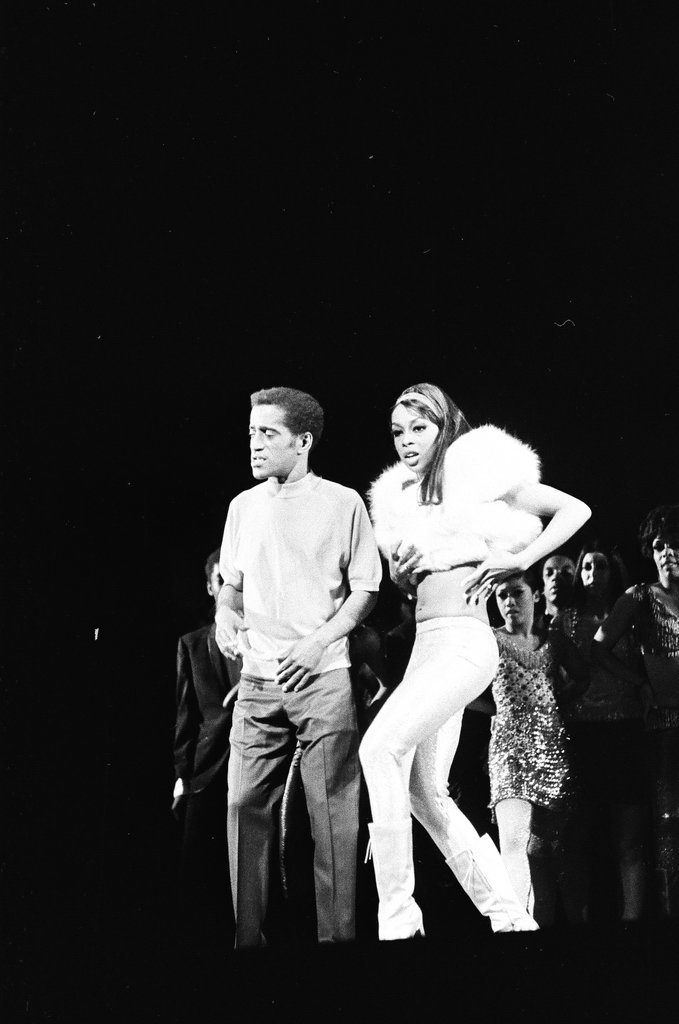 Sammy Davis Jr. rehearses musical - Duane Hall for Chicago Sun-Times