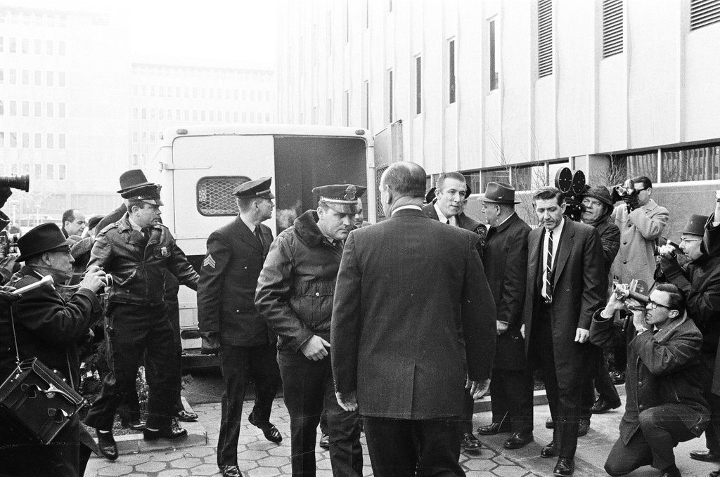 Richard Speck arrives at courthouse - Henry Herr Gill for Chicago Sun-Times