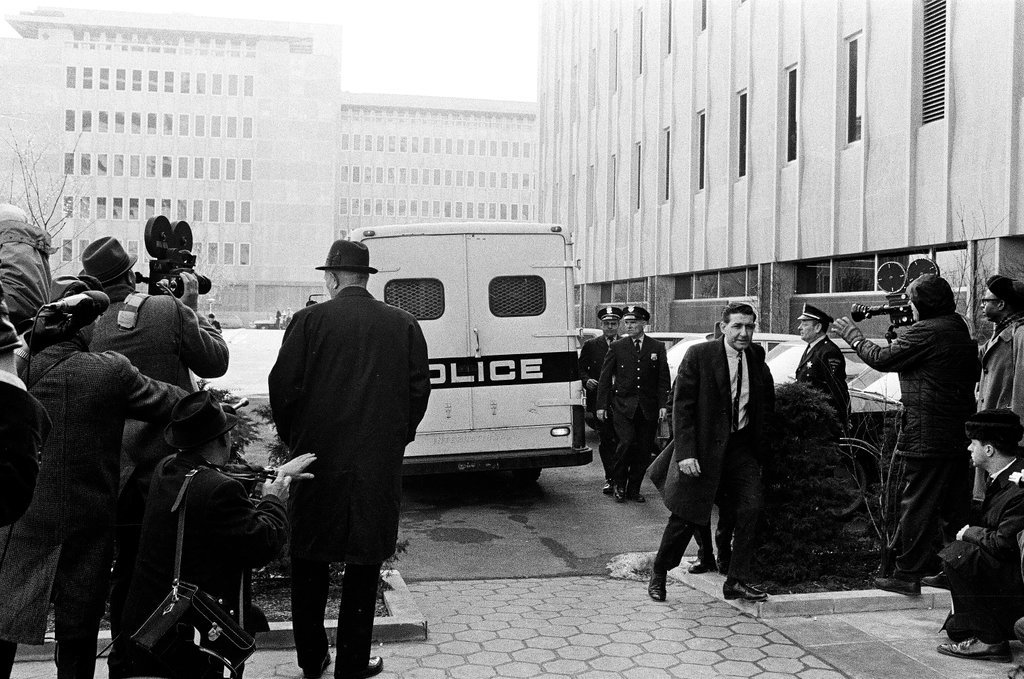 Richard Speck arrives at courthouse - Henry Herr Gill for Chicago Sun-Times