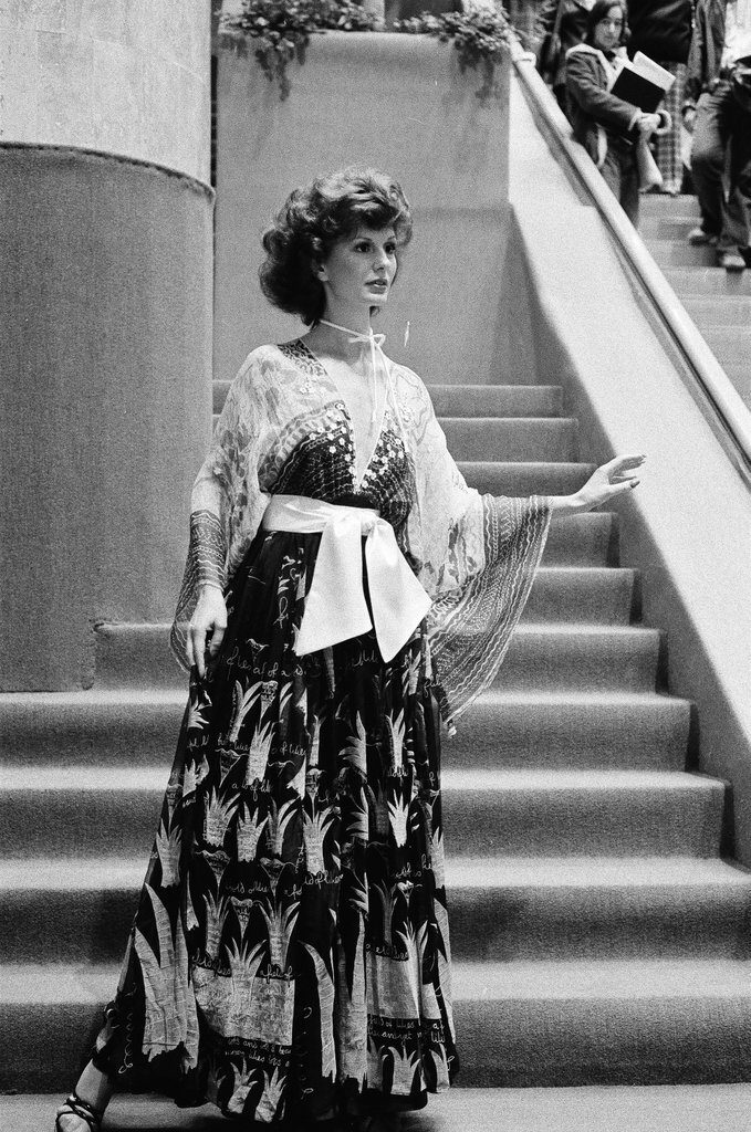 Zandra Rhodes designs - Peters (Clarence or Pete) for Chicago Sun-Times