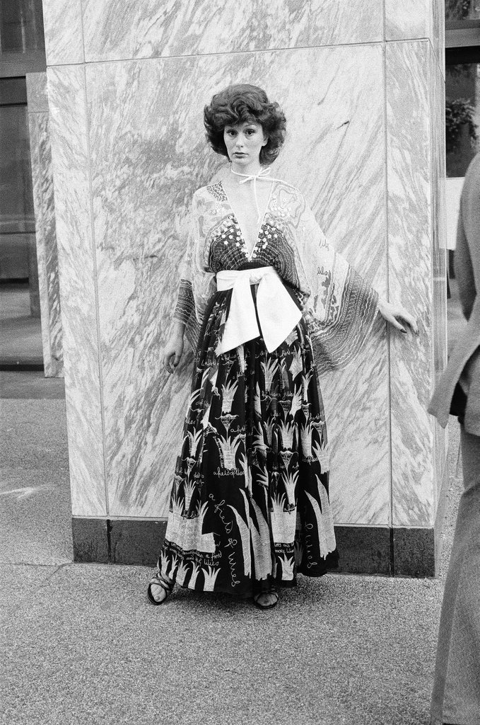 Zandra Rhodes designs - Peters (Clarence or Pete) for Chicago Sun-Times