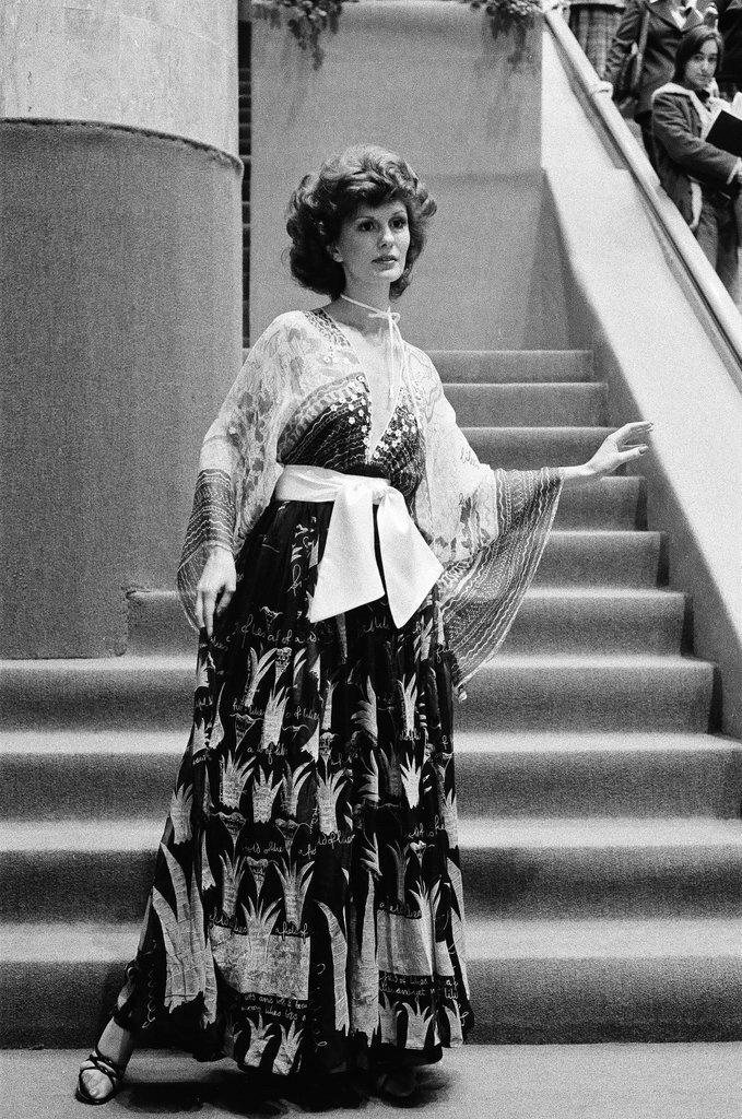 Zandra Rhodes designs - Peters (Clarence or Pete) for Chicago Sun-Times