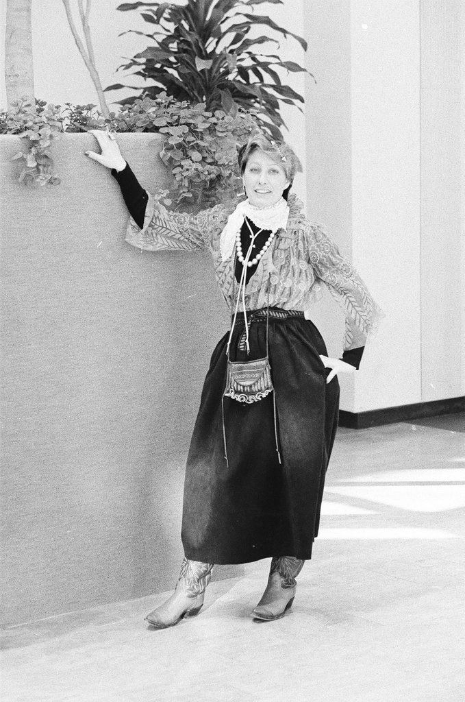 Zandra Rhodes designs - Peters (Clarence or Pete) for Chicago Sun-Times