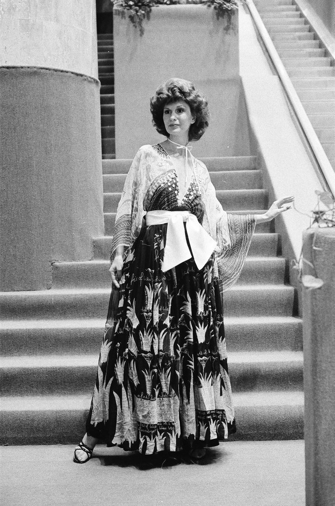 Zandra Rhodes designs - Peters (Clarence or Pete) for Chicago Sun-Times