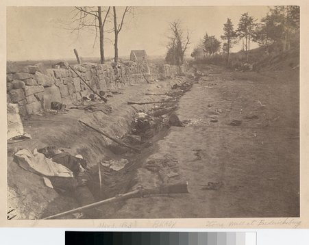 Confederate soldiers killed during the Battle of Chancellorsville - Russell, Andrew J.