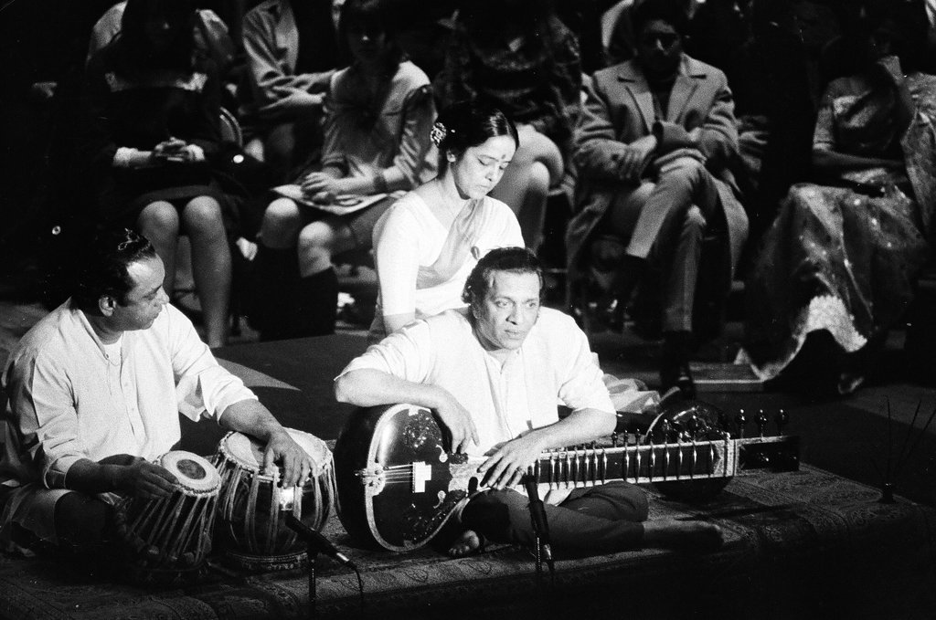 Ravi Shankar in concert at Orchestra Hall - Jack Lenahan for Chicago Sun-Times