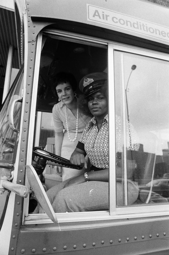 First female CTA driver Mary Wallace - M. Leon Lopez for Chicago Sun-Times