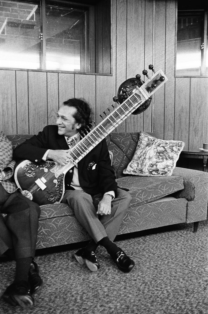 Ravi Shankar in Chicago - Gene Pesek for Chicago Sun-Times