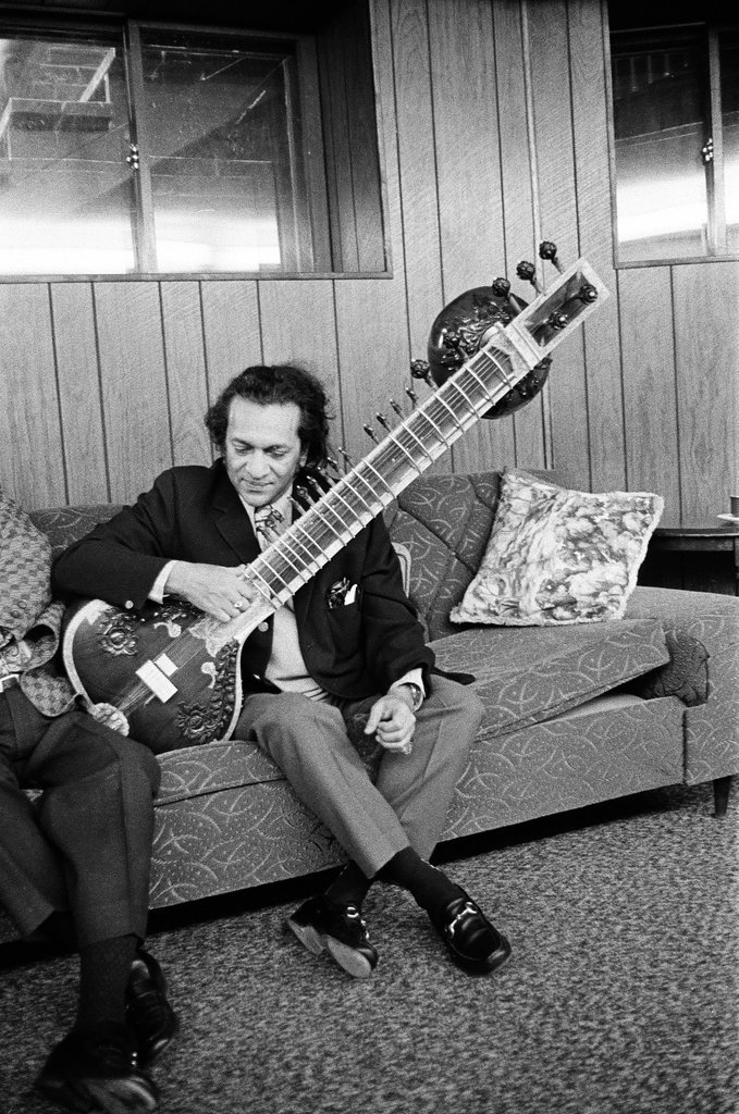Ravi Shankar in Chicago - Gene Pesek for Chicago Sun-Times