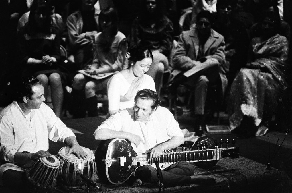 Ravi Shankar in concert at Orchestra Hall - Jack Lenahan for Chicago Sun-Times