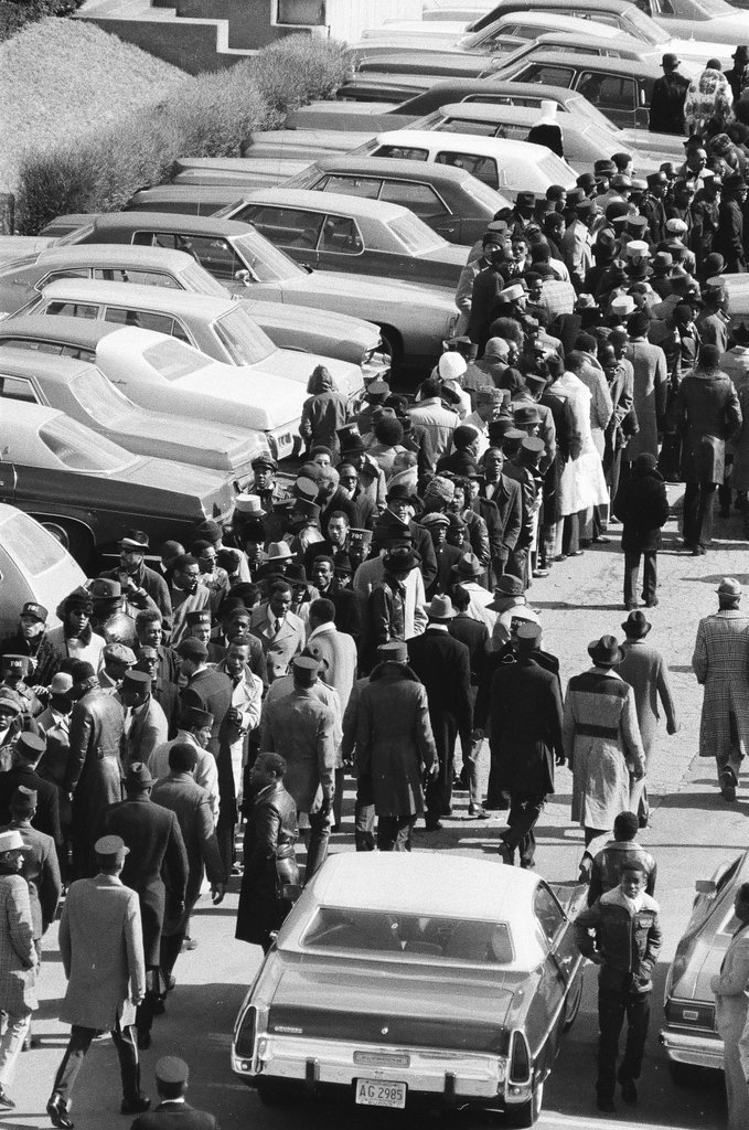 Elijah Muhammad funeral at Mosque Maryam - Bob Fila for Chicago Sun-Times