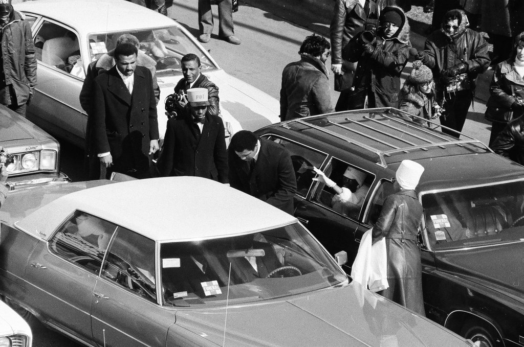 Elijah Muhammad funeral at Mosque Maryam - Bob Fila for Chicago Sun-Times