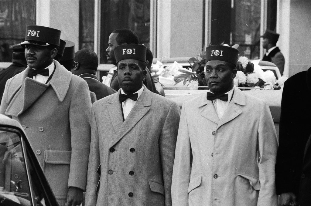 Elijah Muhammad funeral and burial - Randy B. Leffingwell for Chicago Sun-Times