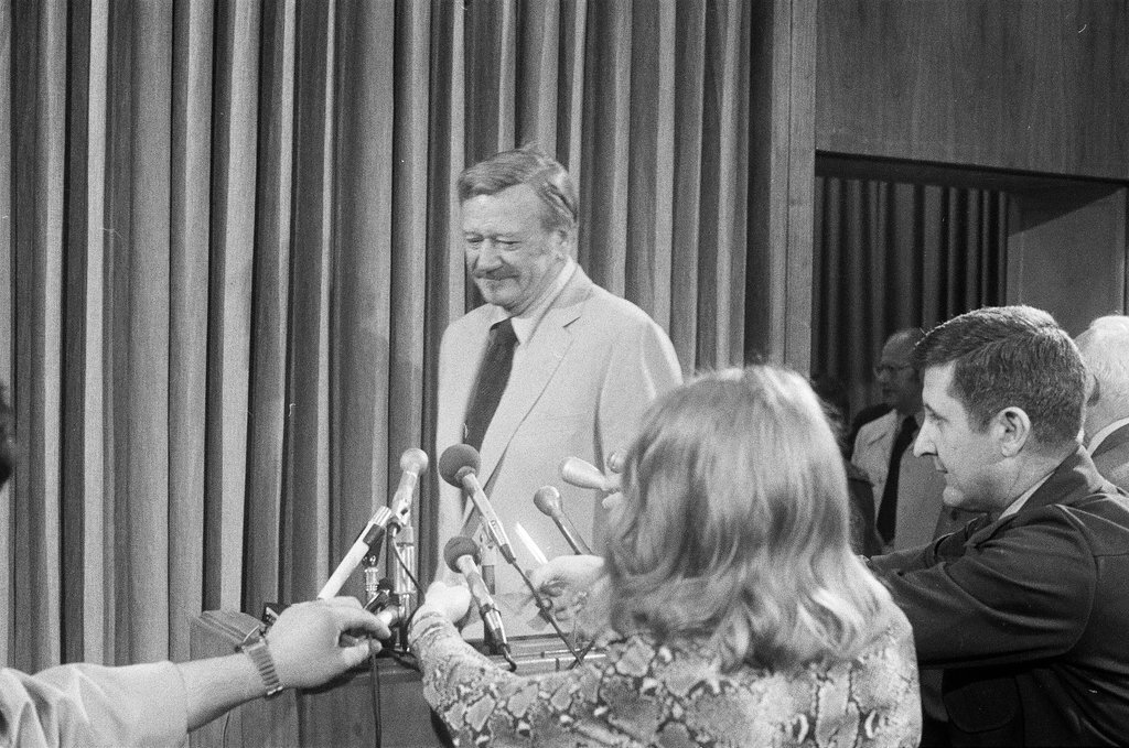 John Wayne honored by Mayor Daley - Charles Krejcsi for Chicago Sun-Times