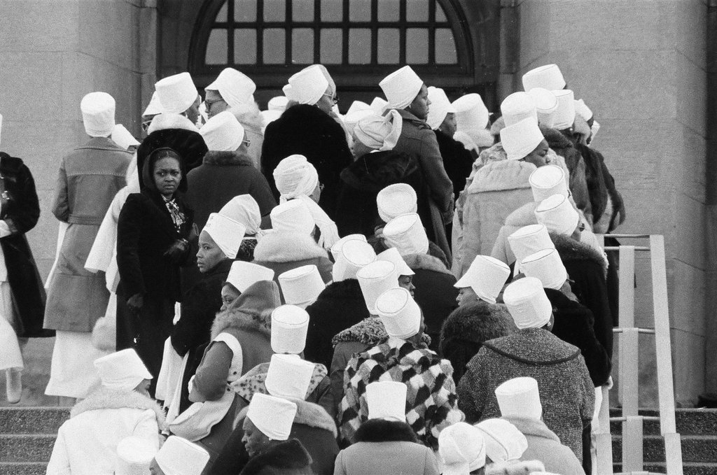 Elijah Muhammad funeral and burial - Randy B. Leffingwell for Chicago Sun-Times