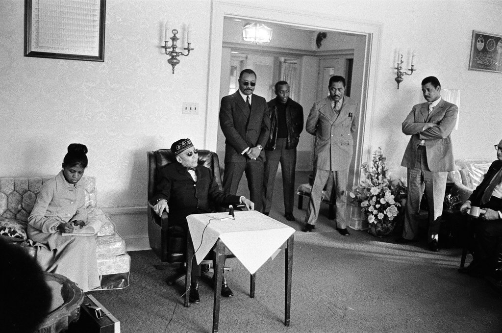 Elijah Muhammad press conference - John H. White for Chicago Sun-Times