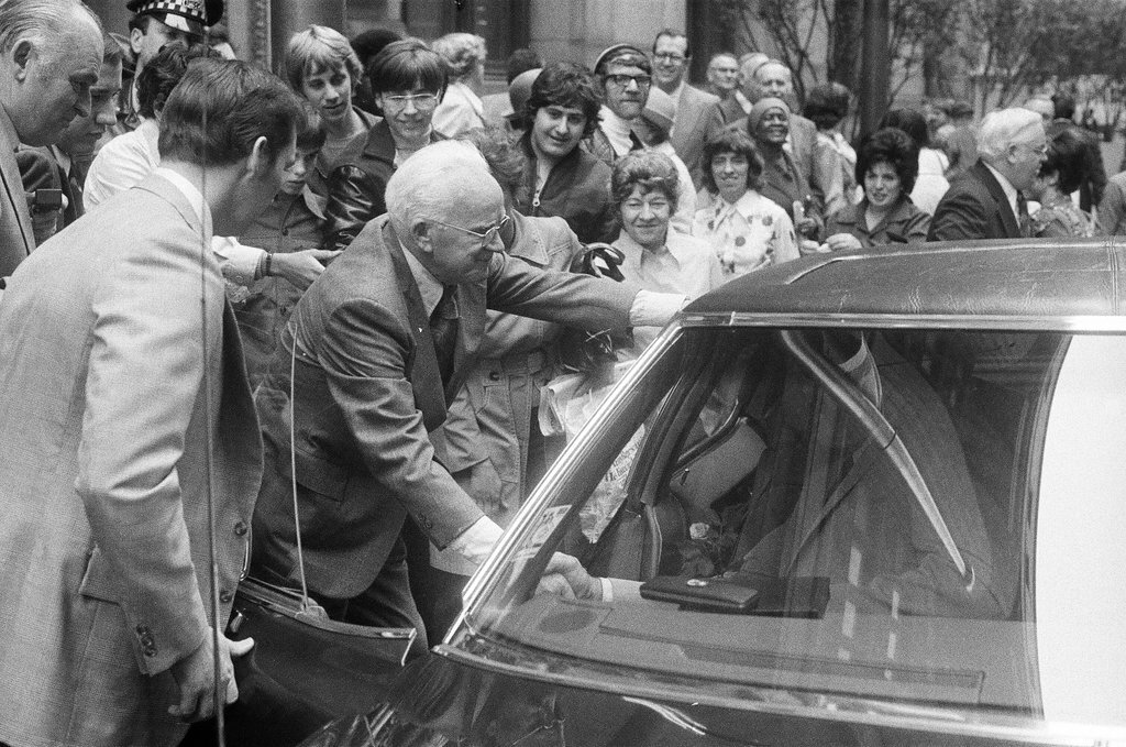 John Wayne honored by Mayor Daley - Charles Krejcsi for Chicago Sun-Times