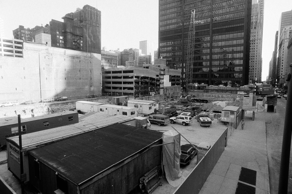 Construction of new building at Clark and Randolph - Chicago Sun-Times