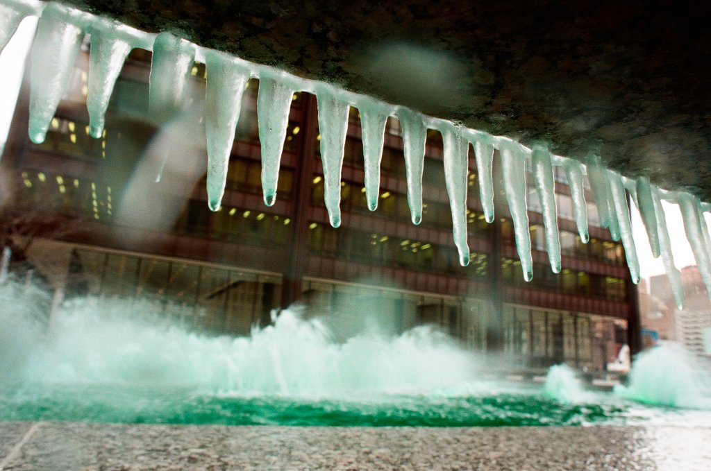 Green fountains for St. Patrick's Day - Chicago Sun-Times