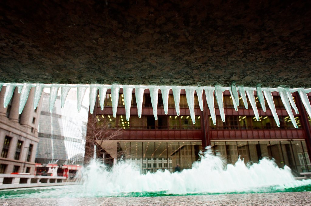 Green fountains for St. Patrick's Day - Chicago Sun-Times