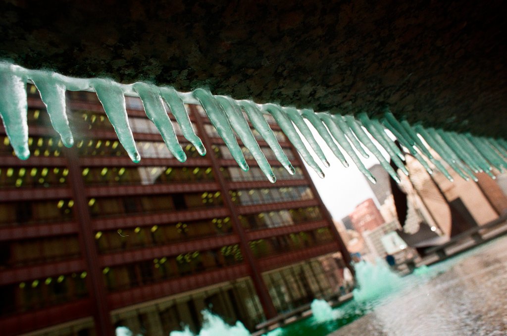 Green fountains for St. Patrick's Day - Chicago Sun-Times