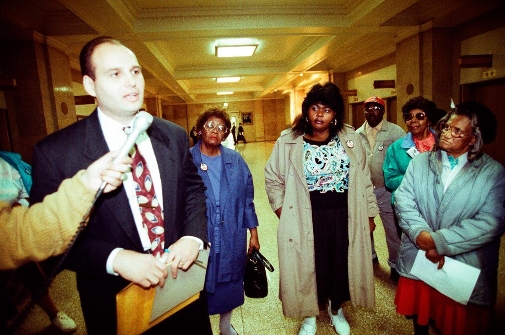 Englewood community group at City Hall - Chicago Sun-Times