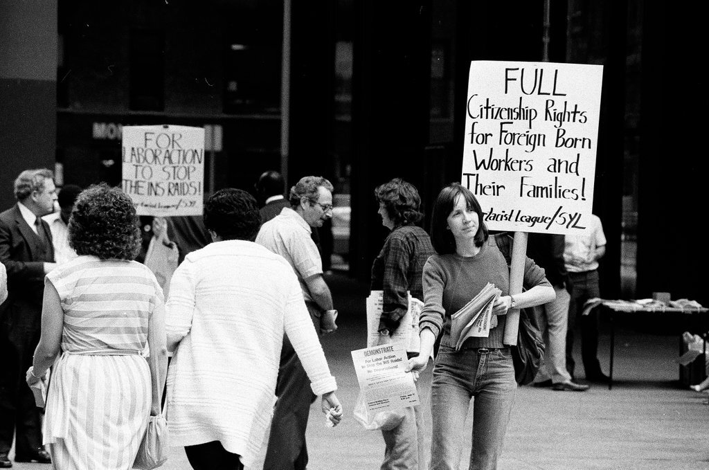 Hispanics protesting raids and deportations - Chicago Sun-Times