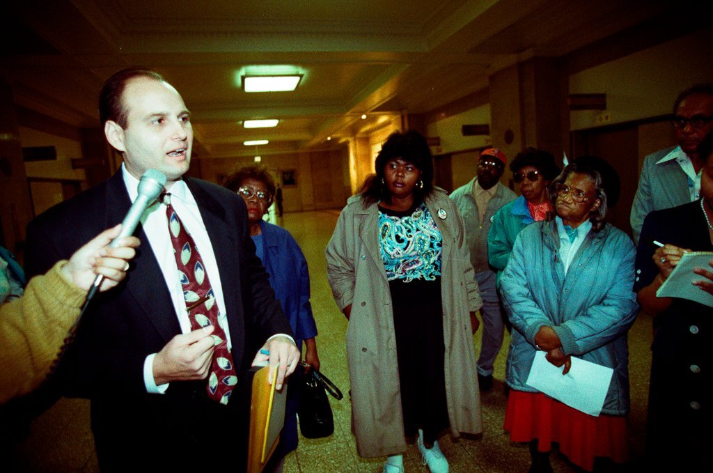 Englewood community group at City Hall - Chicago Sun-Times
