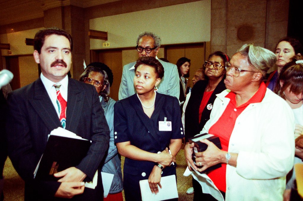 Englewood community group at City Hall - Chicago Sun-Times