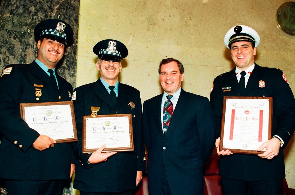 Mayor Richard M. Daley at the City of Chicago Awards - James (Jim) Klepitsch for Chicago Sun-Times