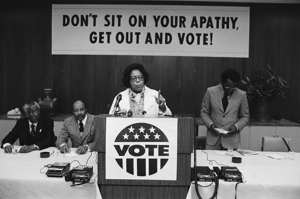 Caucus of Black Democrats at voting event - Chicago Sun-Times