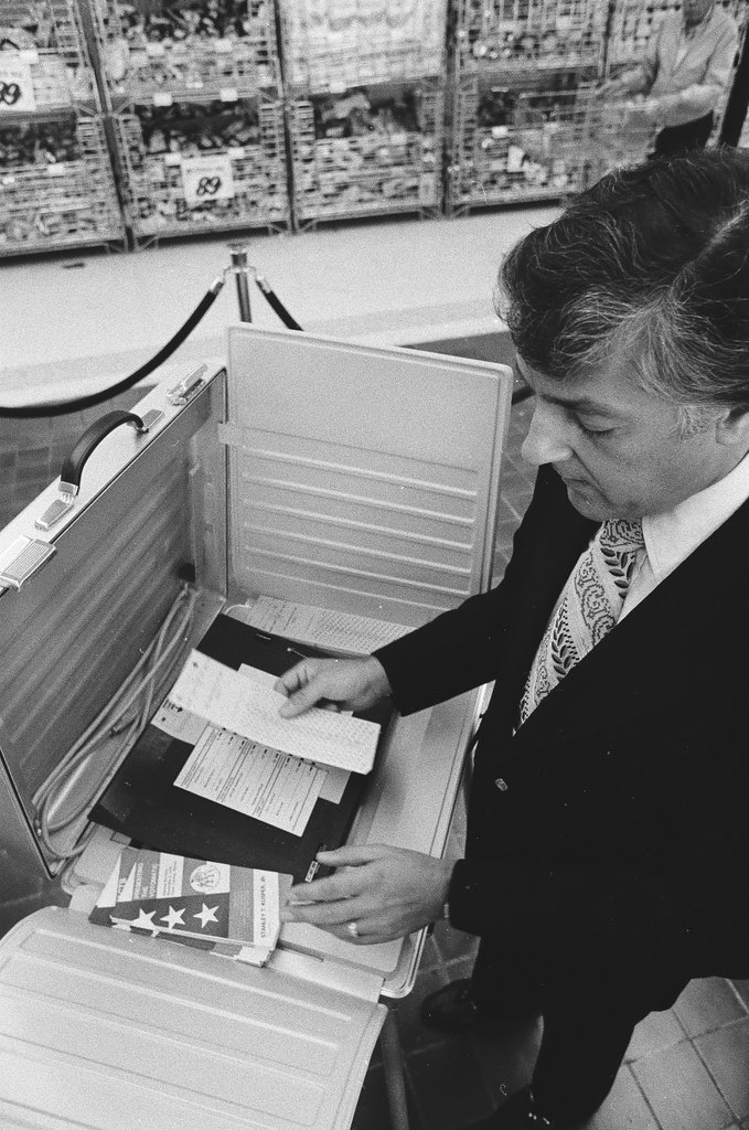 Votomatic election system and ballots - Chicago Sun-Times