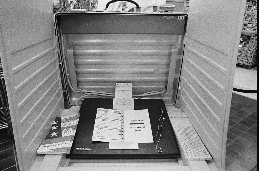 Votomatic election system and ballots - Chicago Sun-Times