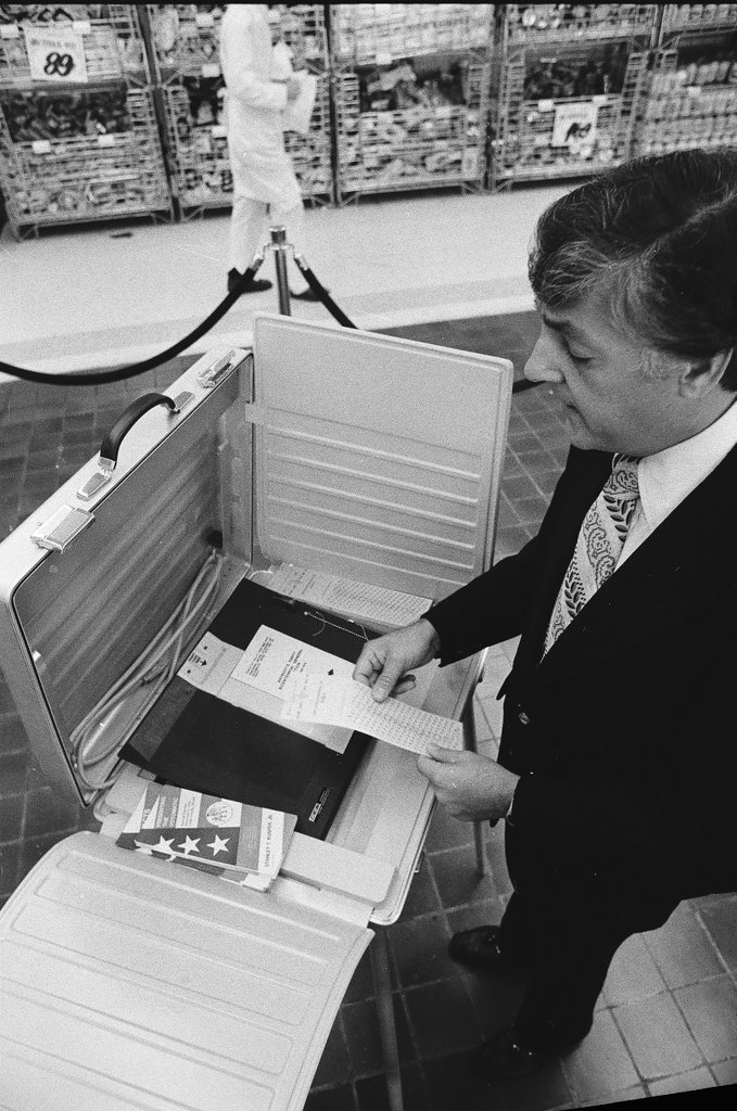 Votomatic election system and ballots - Chicago Sun-Times