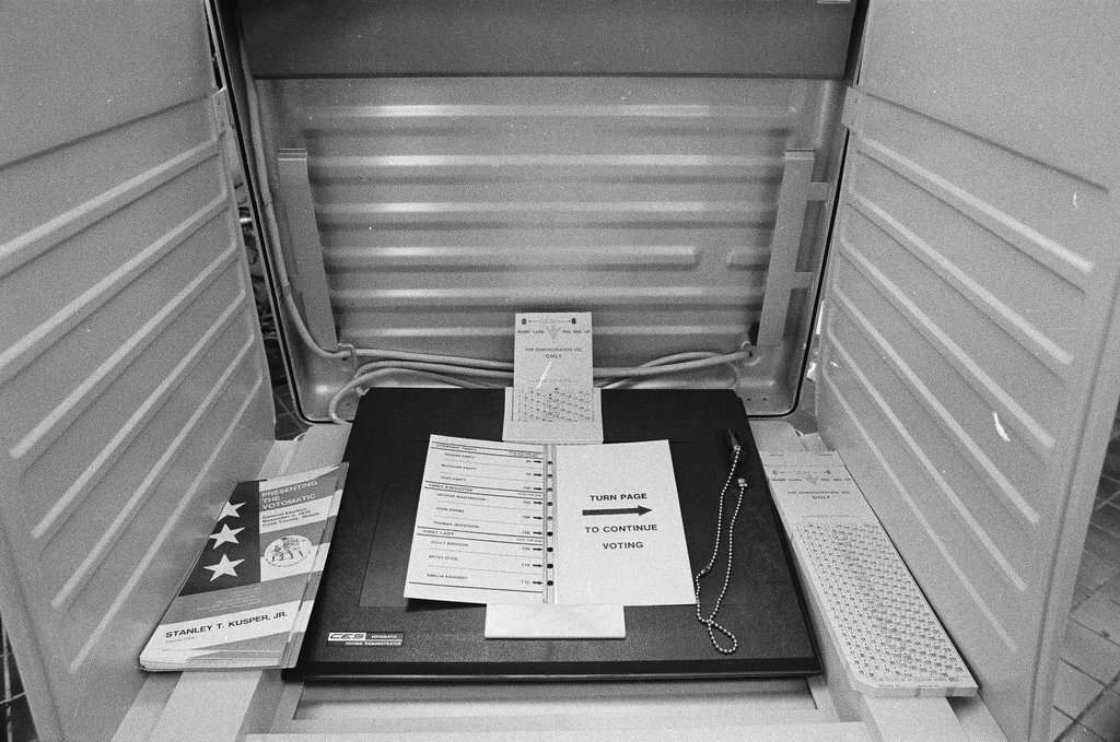 Votomatic election system and ballots - Chicago Sun-Times