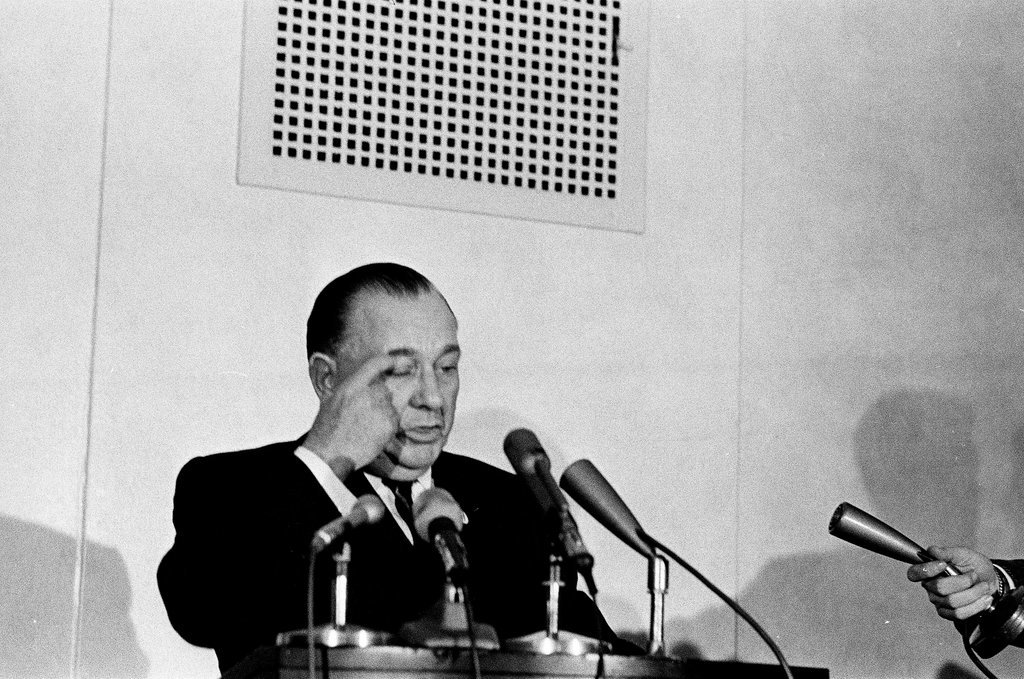 Mayor Richard J. Daley with candidates on election night - Chicago Sun-Times