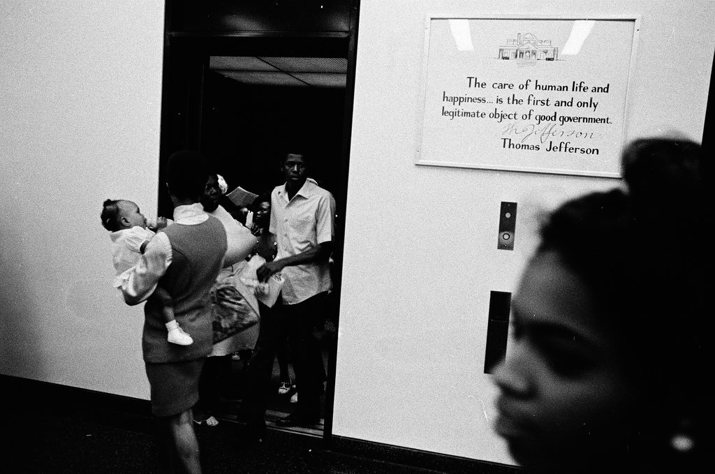 Demonstration at the Board of Health - Chicago Sun-Times