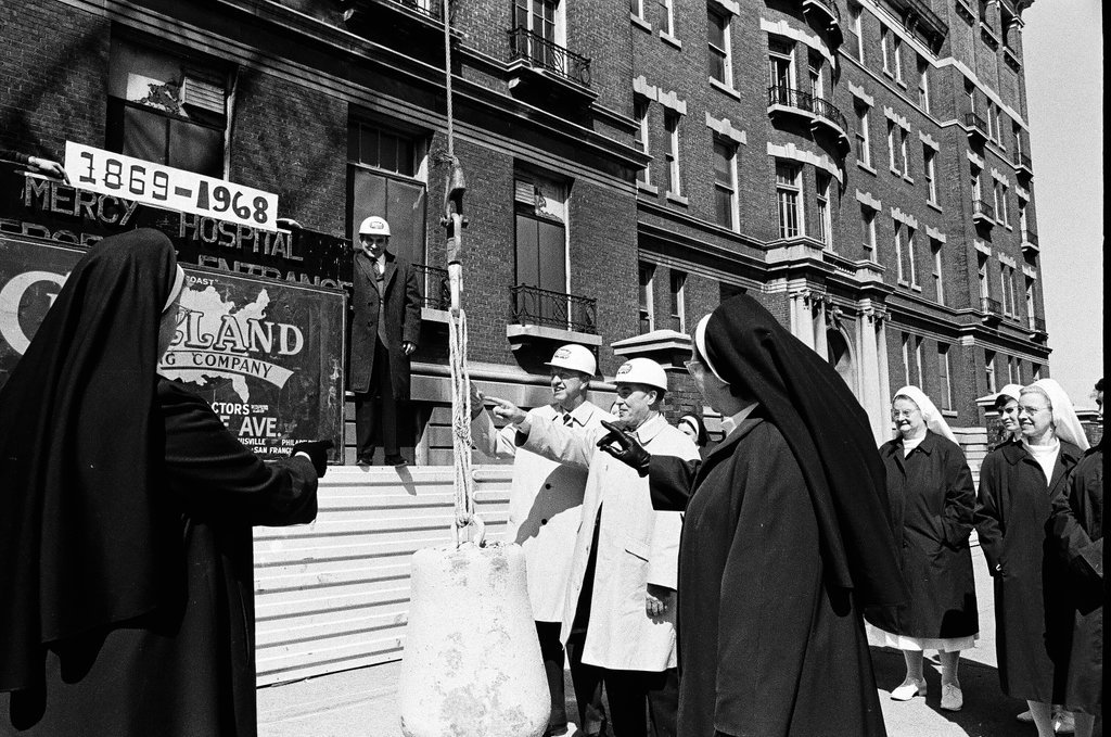 Nuns watch Old Mercy Hospital demolition - Chicago Sun-Times