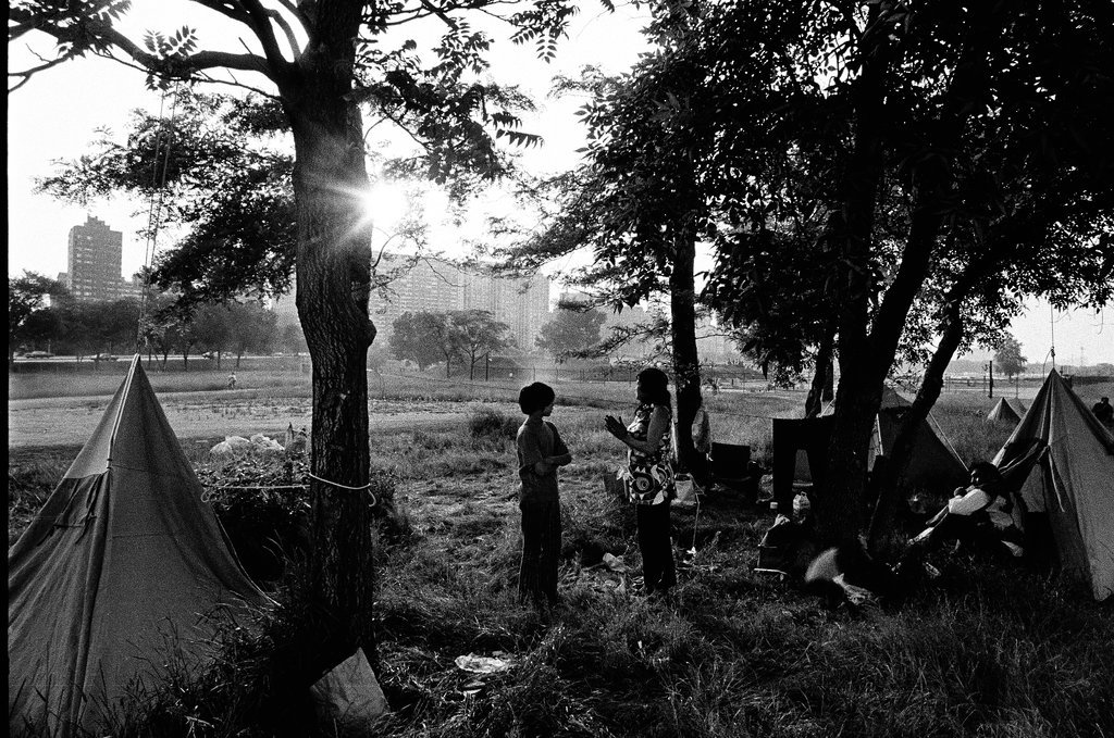 Native Americans occupy former missile base - Don Bierman for Chicago Sun-Times
