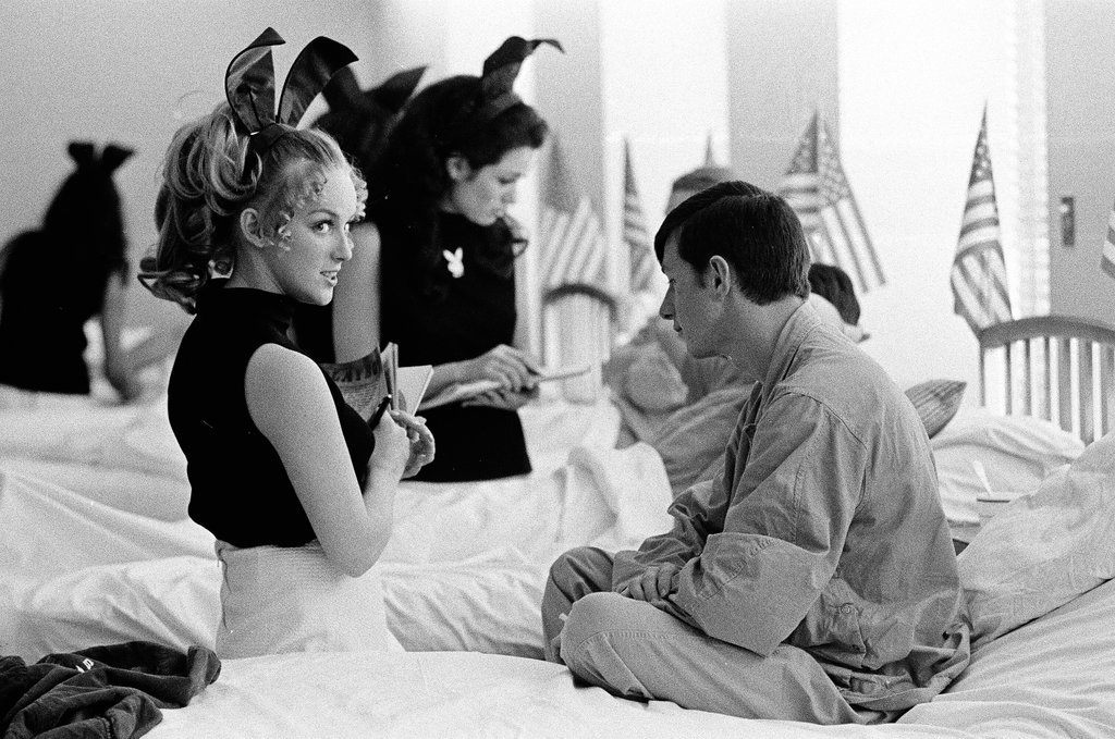 Playboy Bunnies visit hospital - Chicago Sun-Times